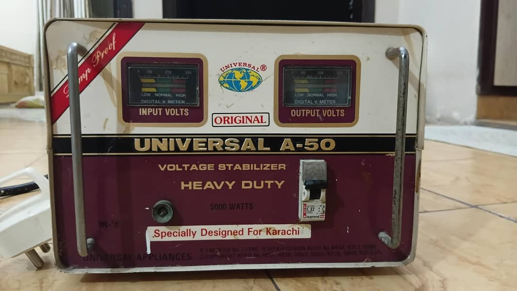 Universal Voltage Stabilizer A - 50 0