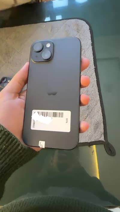 Apple iPhone 15 JV 128GB Jet Black | 90% Battery Health|10/10
