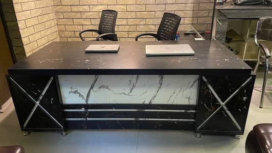 Executive Office Desk CEO Table Manager Furniture Premium Lock Drawer