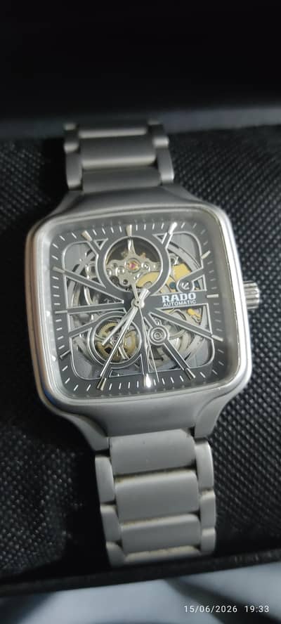 Rado square Automatic just box open