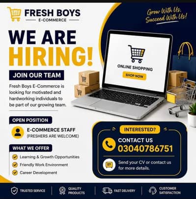 we need Fresh boys 18 to 25 year