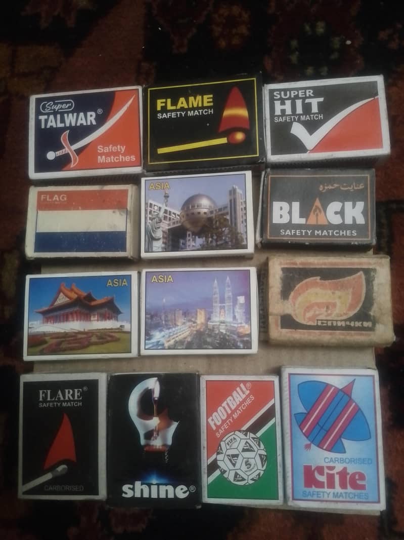 Matches boxes 4