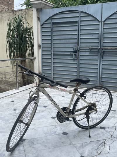 Nesto is racing bycyle