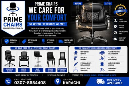 Office Chair Repair & Restoration Service | Executive Visitor Dining