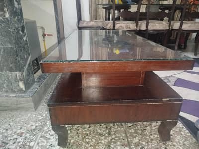 Center Table with two side tables