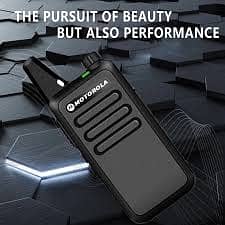Motorola C1 Mini Walkie Talkie – Long Range UHF Two-Way Radio