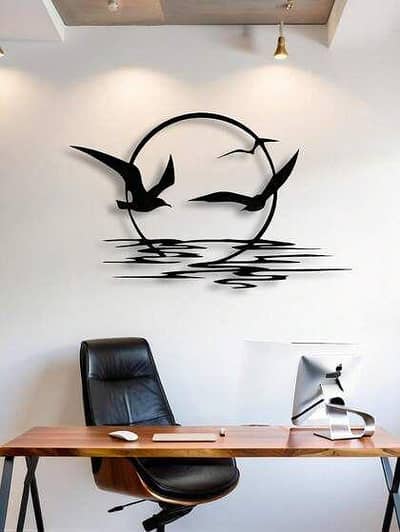 3D flying Birds Circle Wall art