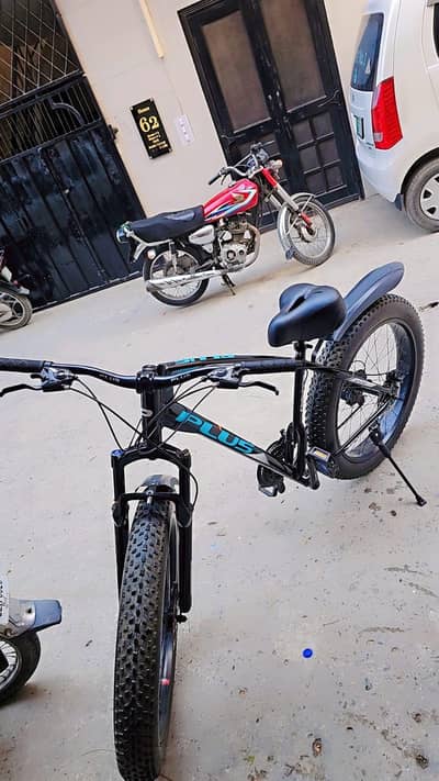26 Inch Size Fat Tyres Bicycle Condition 10/10