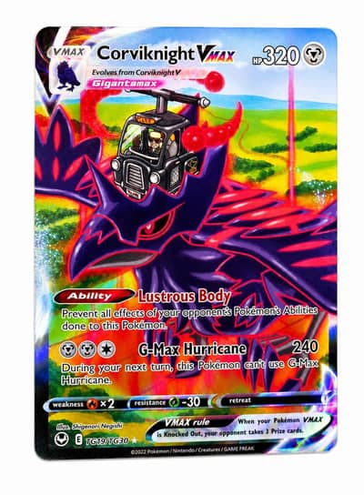 Corviknight VMAX TG19/TG30 Holo Pokémon Card – Rare Trainer Gallery