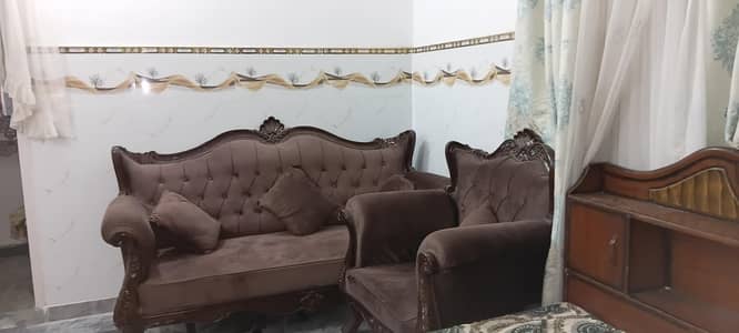 sofa set 5 seater-brand new condition for sale(luxury pure chiniote)