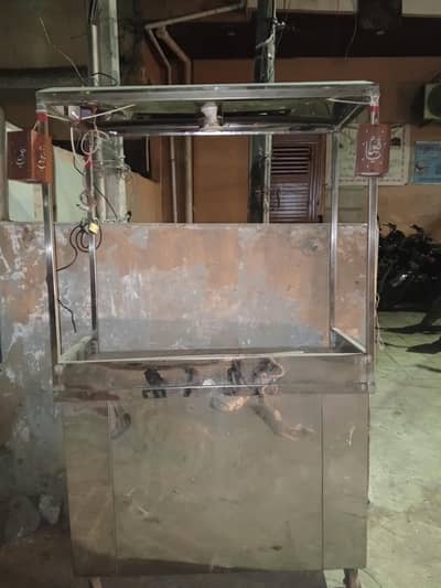 fries Stall with 2 electric machine 1 gas over all ready