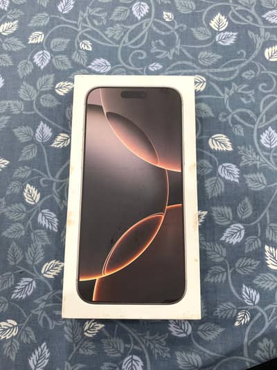iPhone 16 Pro Max Pta Approved complete box