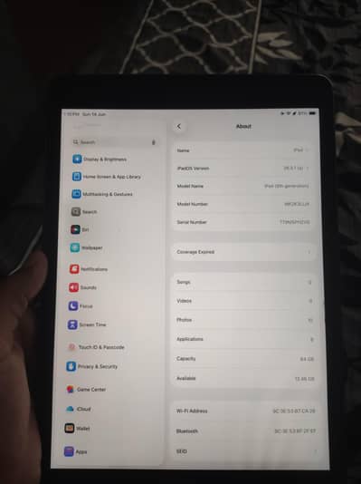 Apple iPhone Other Model ipad 9th generation ios 26