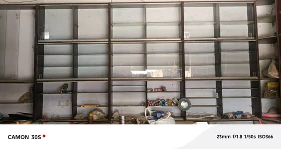 4 SHOP RACKS AVAILABLE