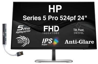 hp 524pf 100hz 24 inch 4side borderless