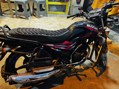 Suzuki GR 150 2021 Black Colour Own My name