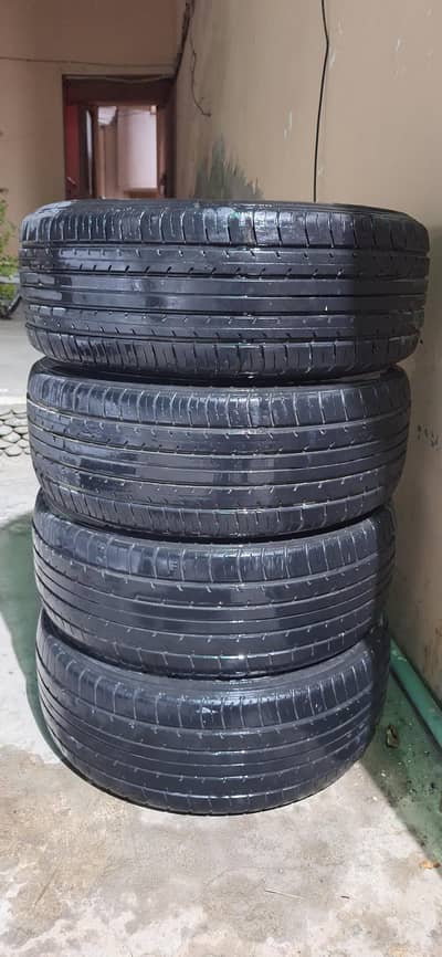 30k KILOMETER IN 5 YEAR USED GRANDE ORIGINAL YOKOHAMA COMPANY FIT TYRE