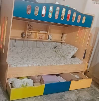 kids bunker bed triple