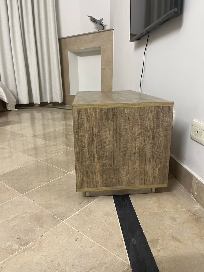 Habbit table console. Double drawer 1