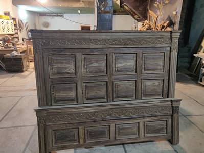 New pure woden shisham king size beds