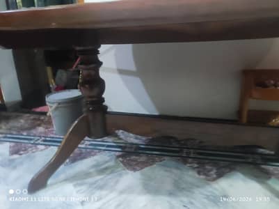 Dinning table selling urgent sale. only 10k