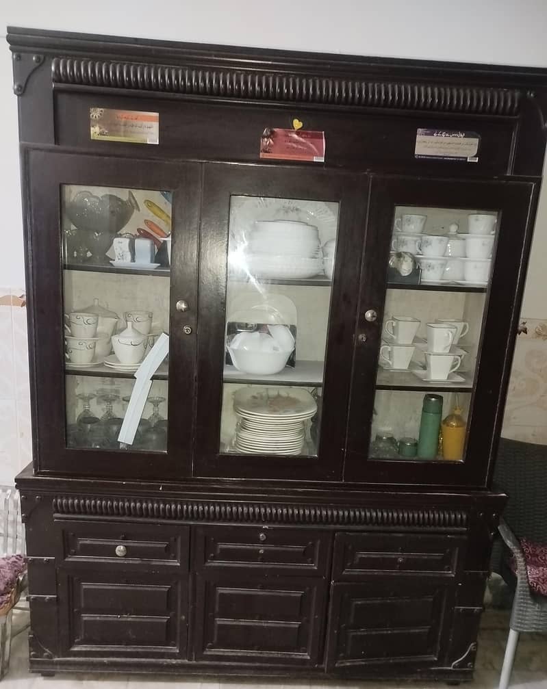solid wood showcase 0