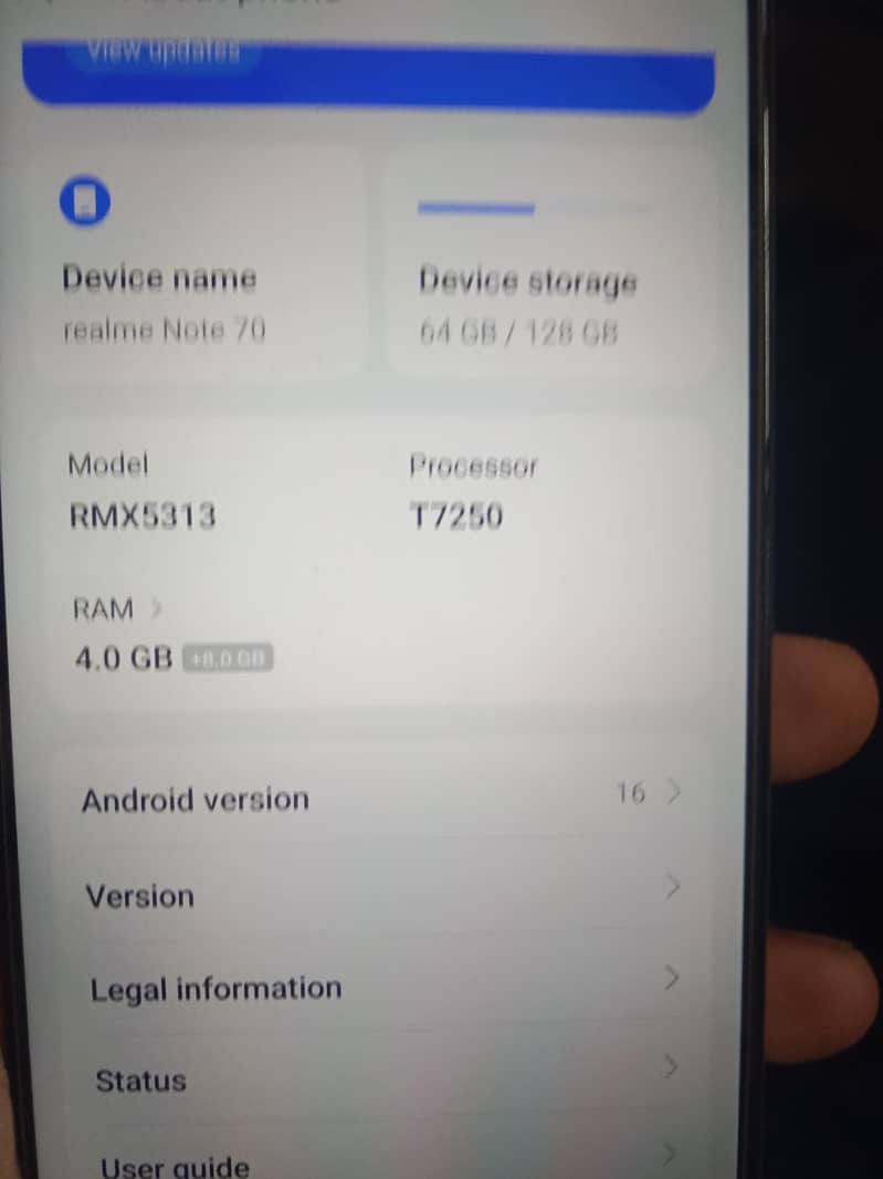 realme note 70 3