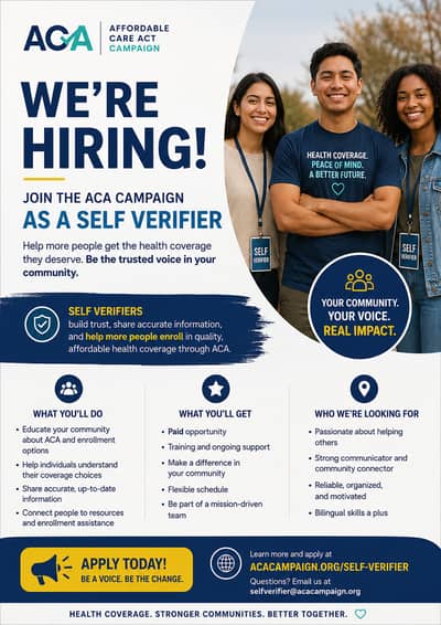 Self verifiers for ACA campaign