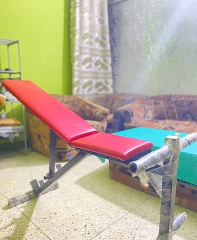 Gym bench, with all functions