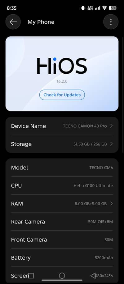 Tecno CAMON 40 Pro