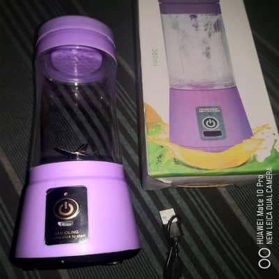 Portable Mini Juicer Bottle – 6 Blades USB Rechargeable (Brand New)