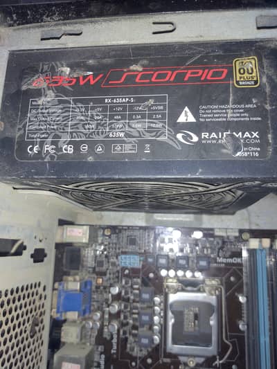 power supply Scorpio 635 watt Sami modular