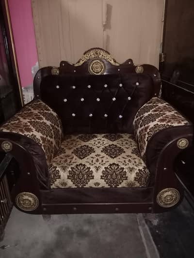 three & 1 seater sofa + table