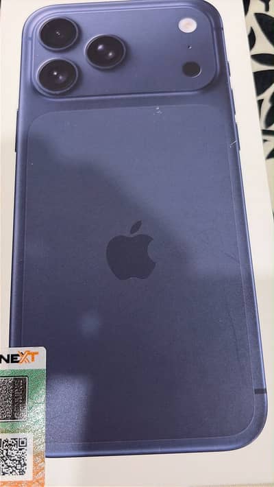 Apple iPhone 17 Pro Max PTA Approved 256GB BOX PACK DEEP BLUE
