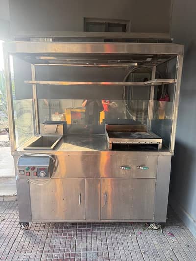 Stainless Steel Food Stall