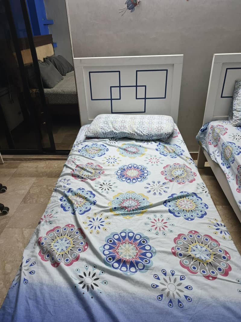 kid Single Bed Pair 2