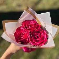 Hand-made flower bouquet