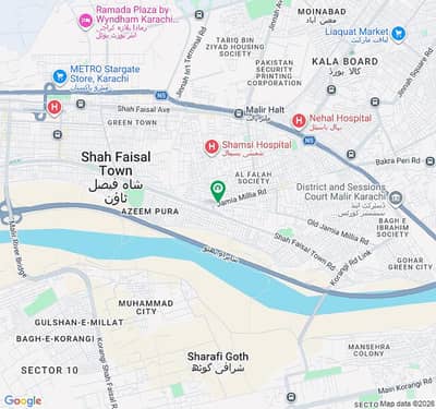 180 gaz commercial plot for sale in Malir