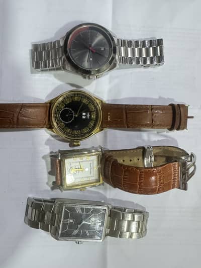 4 x mix orginal watches all uk fresh import