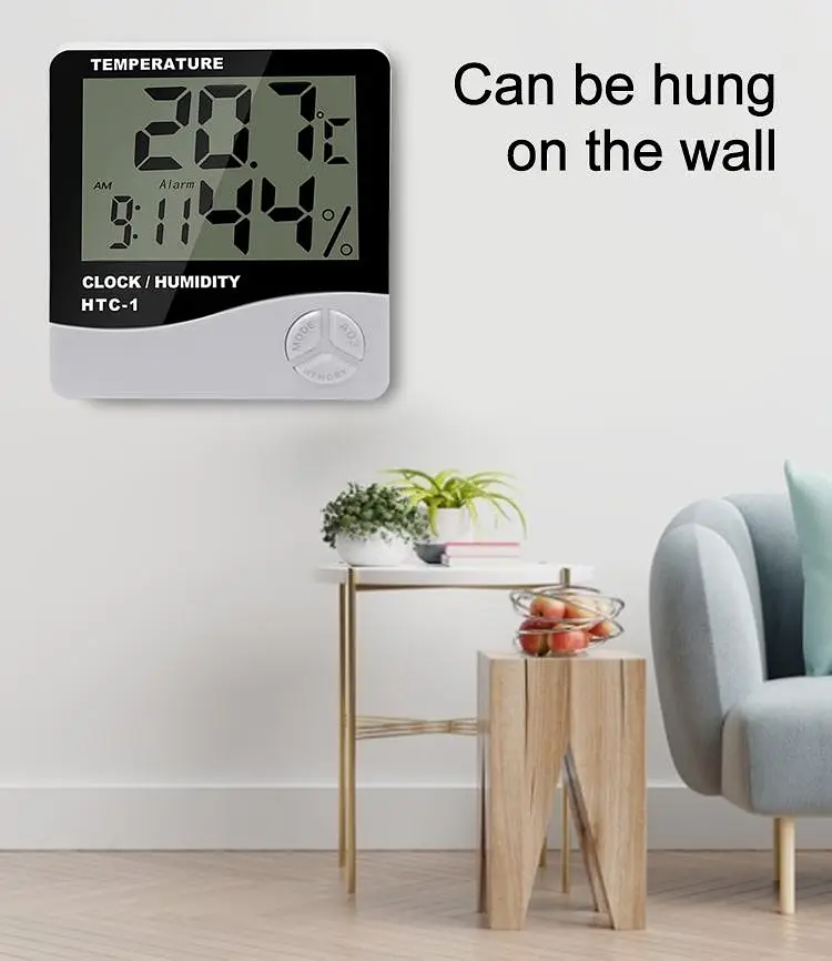 LCD HTC-1 HTC-2 Digital incubator Thermometer Temperature Humidity — photo 8