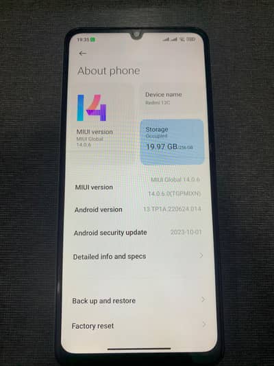 Xiaomi Redmi 13c with box