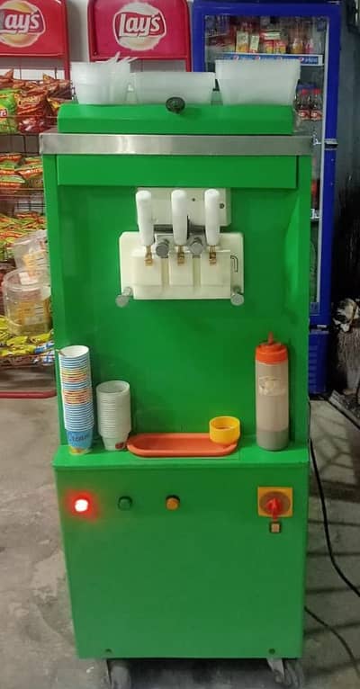 ice cream machine double flavor