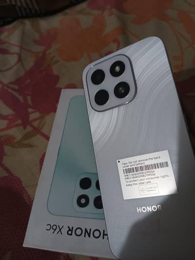 honor x 6 c 6+6=12/128 GB dual SIM official PTA approved