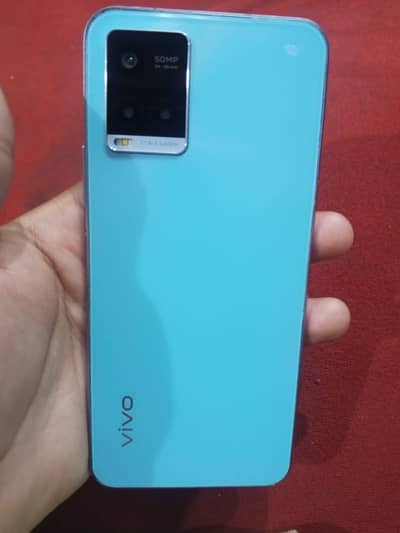 Vivo Y33s 8/128 complete box charger sat hy