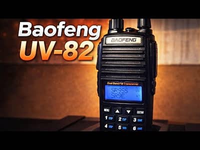 Baofeng UV-82 Dual Band Walkie Talkie | 5W High Power | 1800mAh Batte