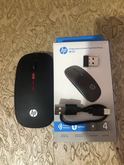 Hp RGB dual chargeable mouse