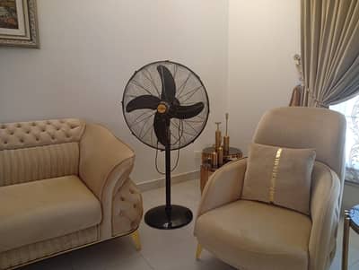 Super Asian Padestal Fan 24" Copper slightly used