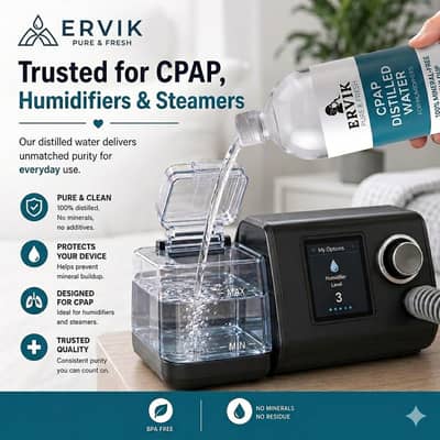 Distilled Water for CPAP Machines & Humidifiers