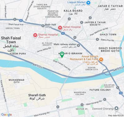457 gaz commercial plot for sale in Gated society Malir