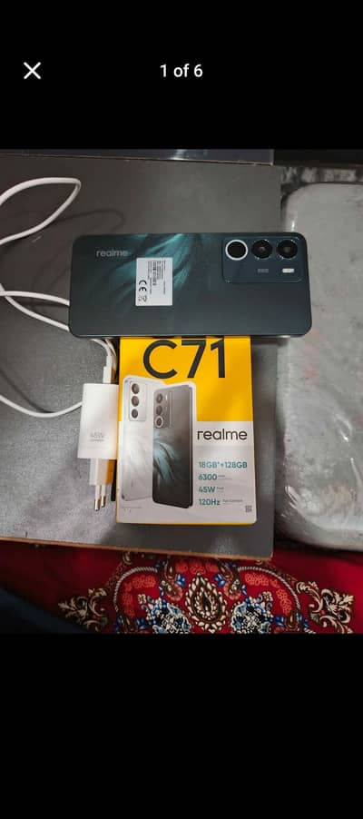 Realme C71 - 8 month warranty phone - 6/128